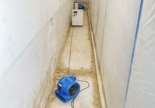 Bautrocknungsgerät Frankfurt im Einsatz